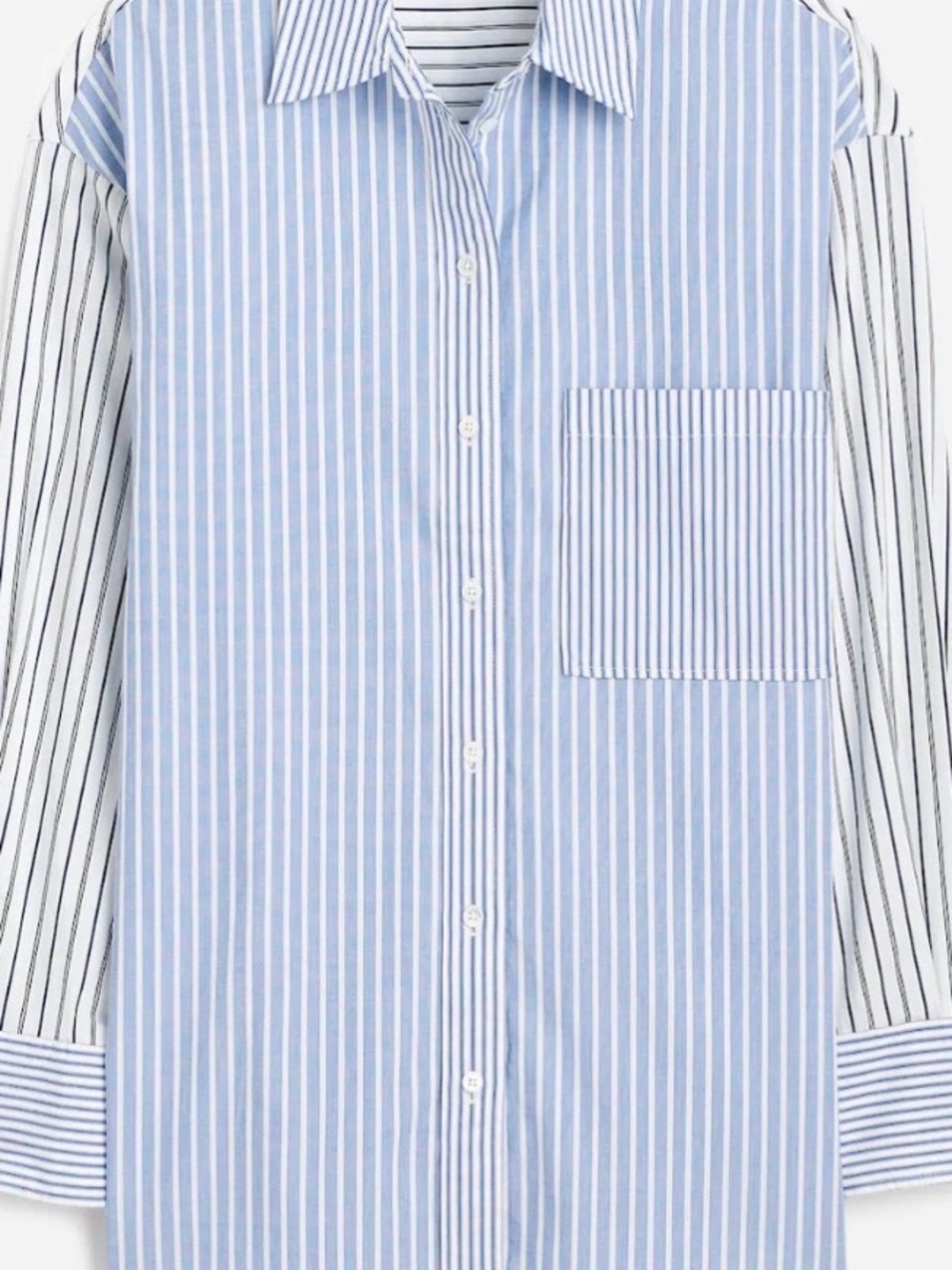 Madewell Matching Set
Light Blue/White Stripe
Shirt:  OVERSIZED M
Shorts:  L - Picture 2 of 12
